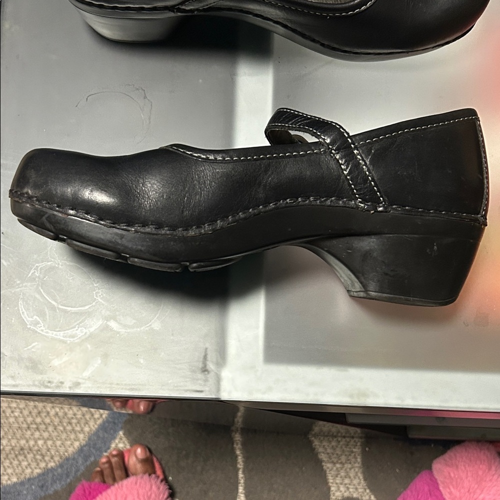 Dansko Black Embroidered Mary Jane Shoes - Picture 6 of 14